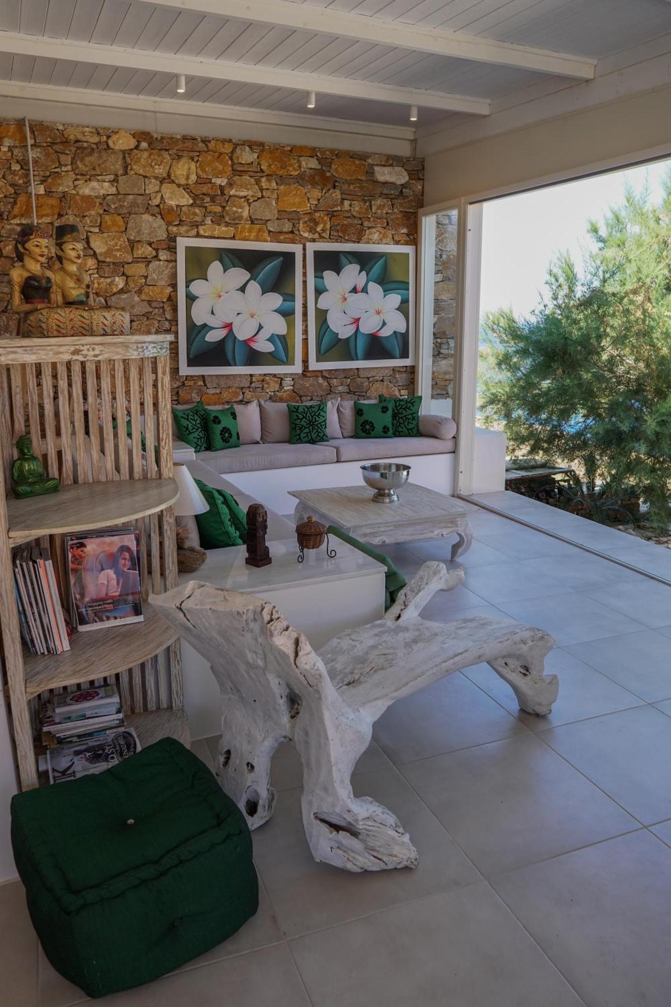 Villa Zen Dans Le Bleu Ermoúpoli Extérieur photo