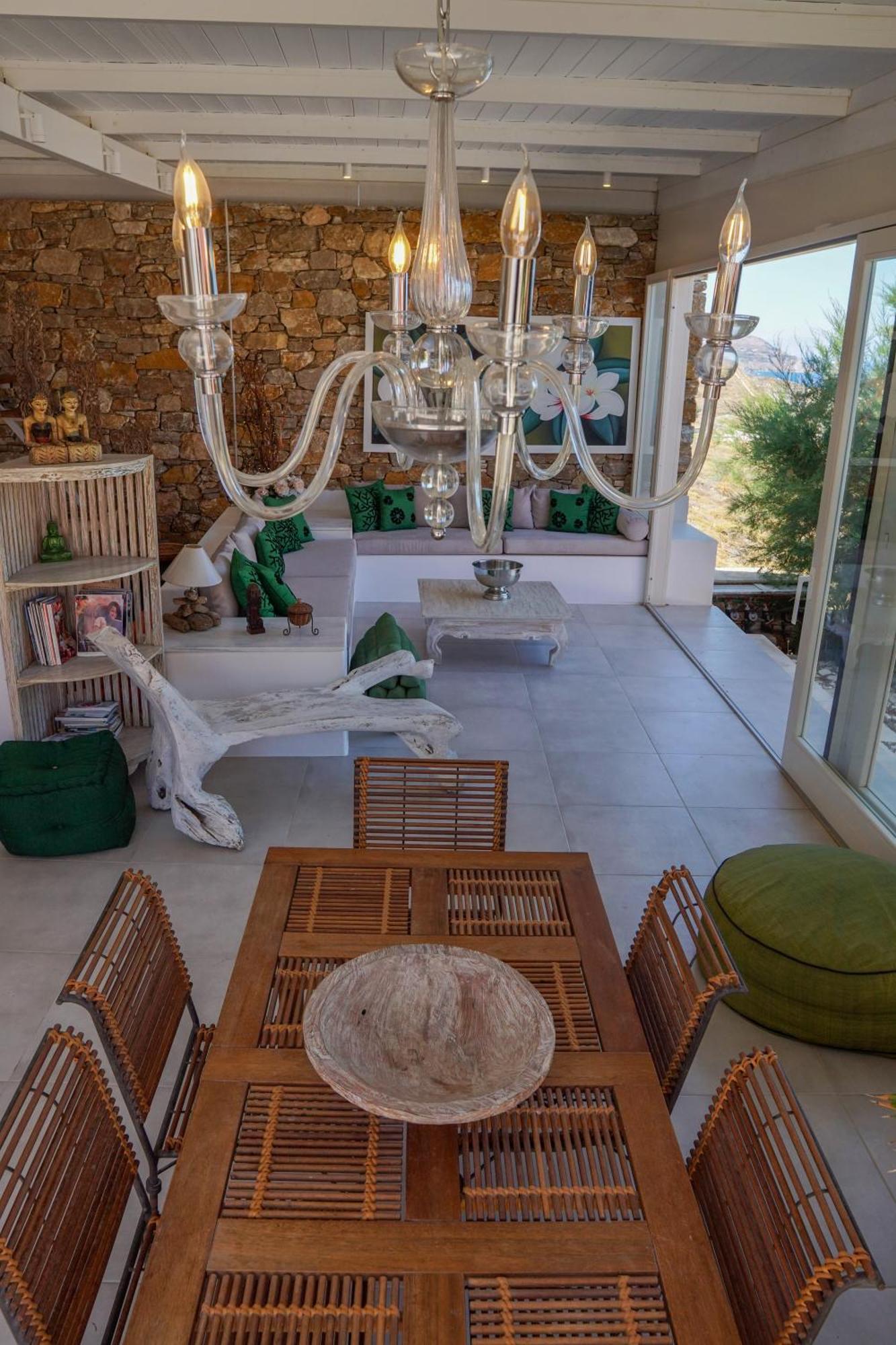 Villa Zen Dans Le Bleu Ermoúpoli Extérieur photo