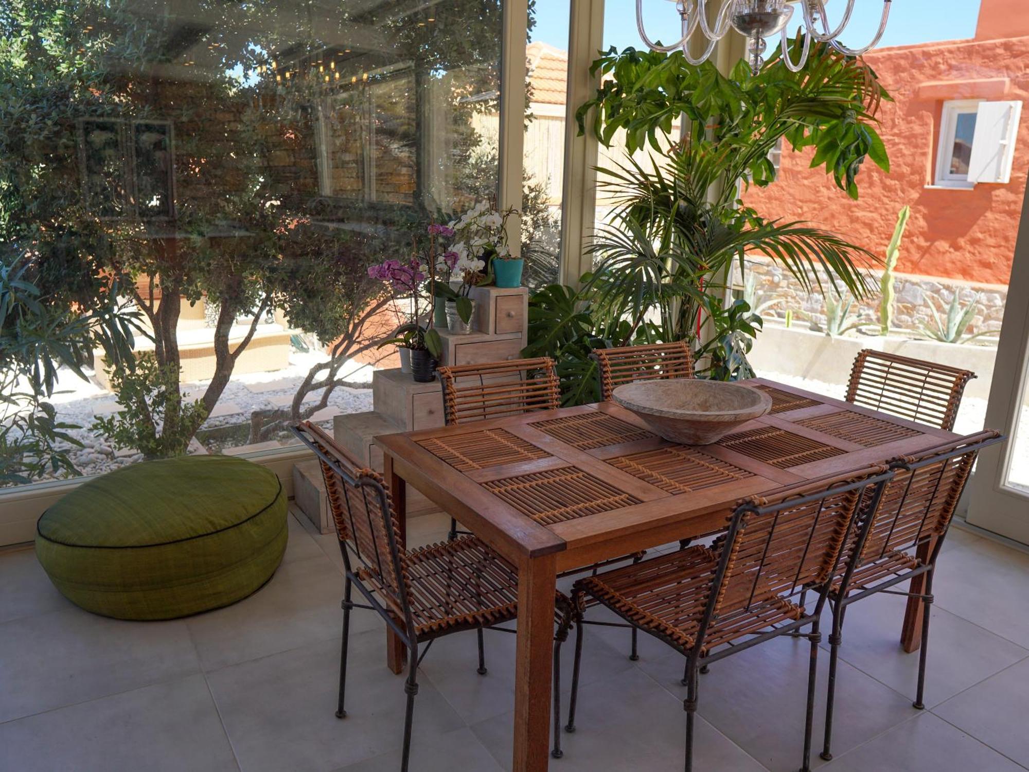 Villa Zen Dans Le Bleu Ermoúpoli Extérieur photo