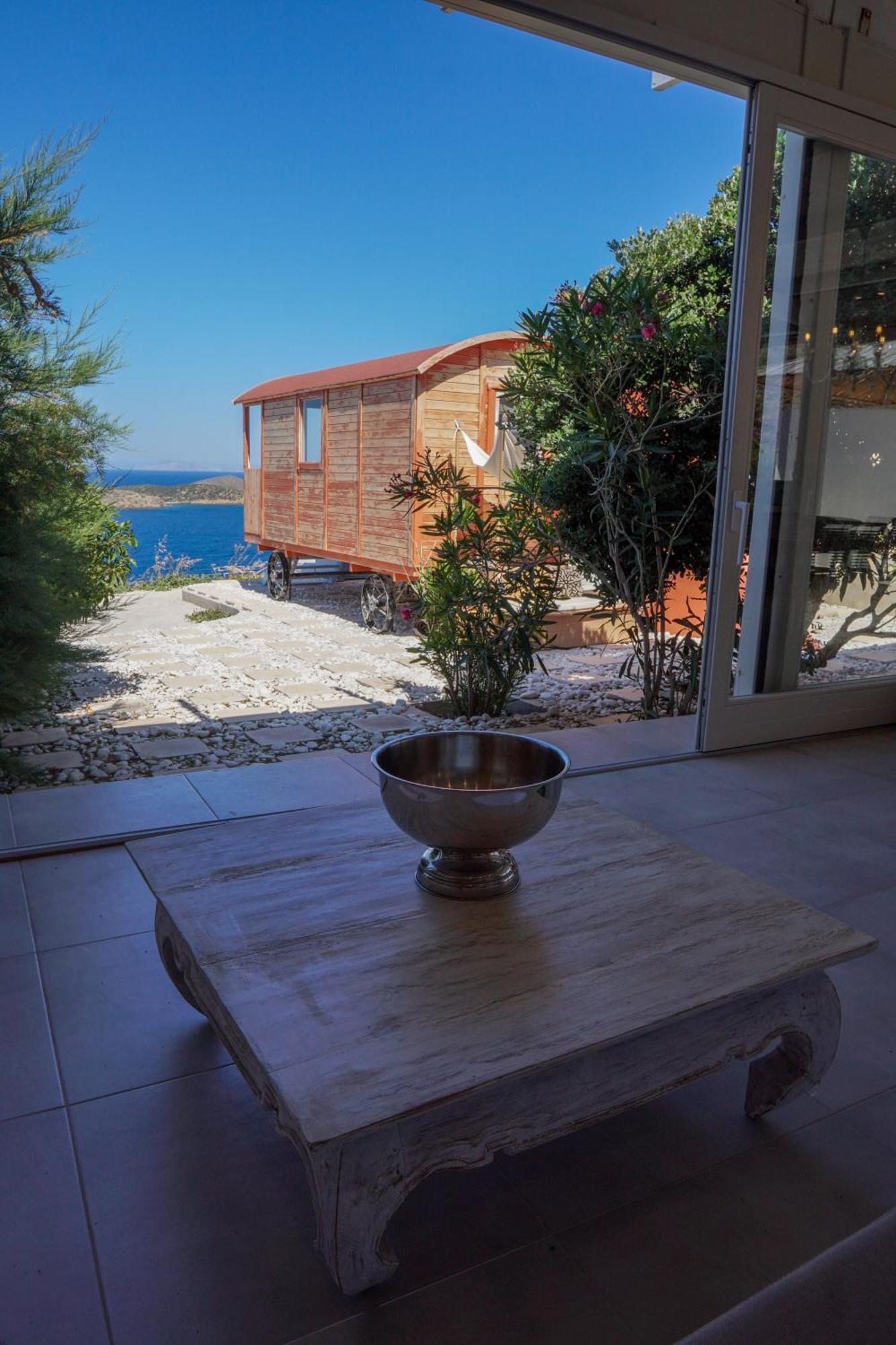 Villa Zen Dans Le Bleu Ermoúpoli Extérieur photo