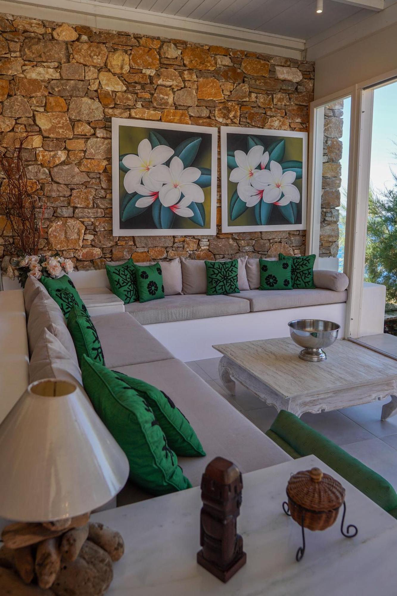 Villa Zen Dans Le Bleu Ermoúpoli Extérieur photo
