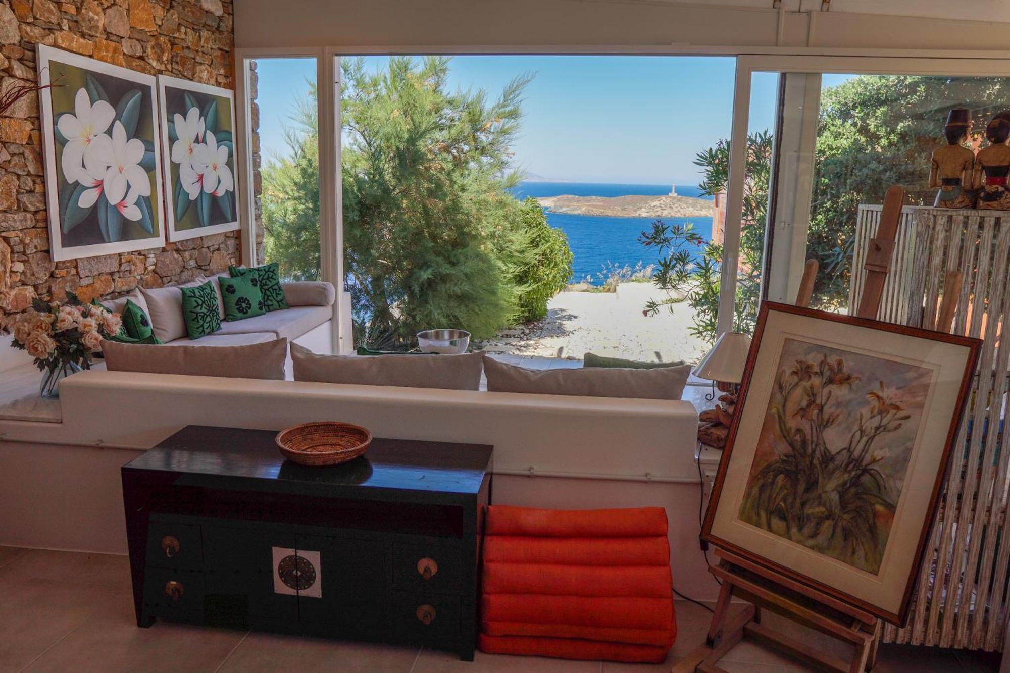 Villa Zen Dans Le Bleu Ermoúpoli Extérieur photo