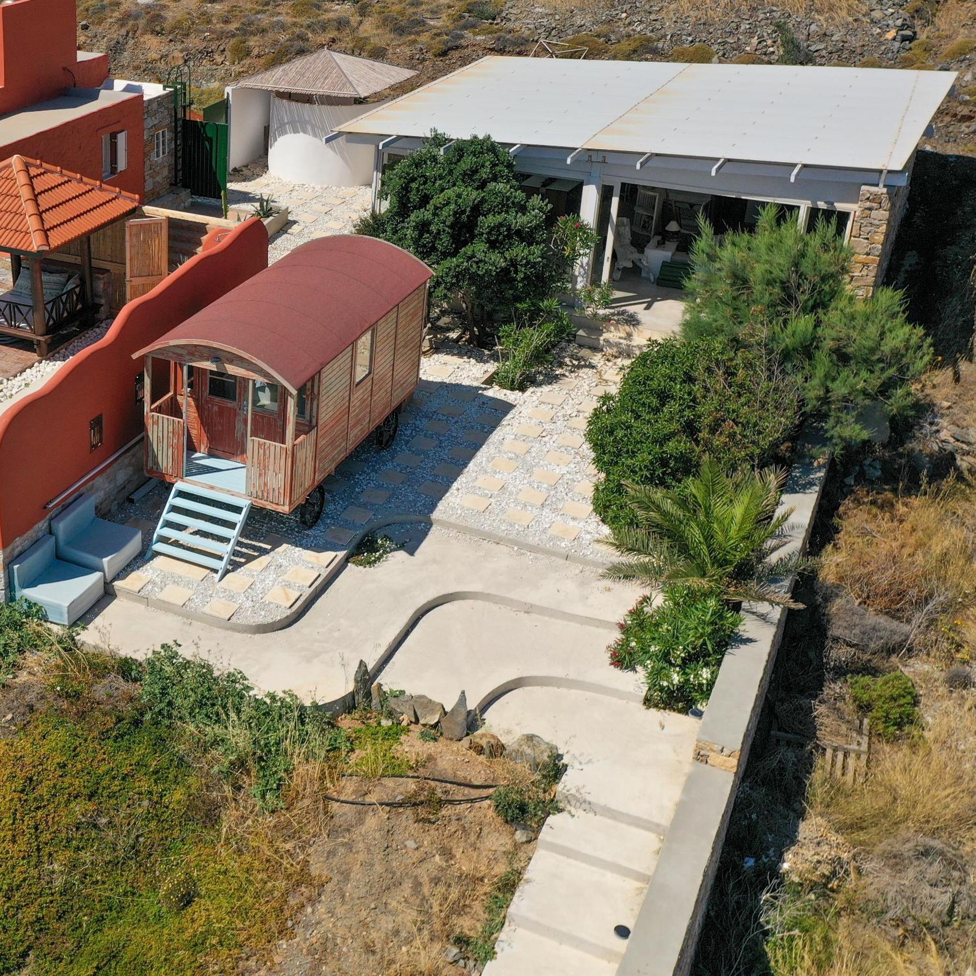 Villa Zen Dans Le Bleu Ermoúpoli Extérieur photo